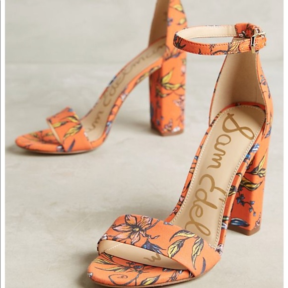 sam edelman floral heels